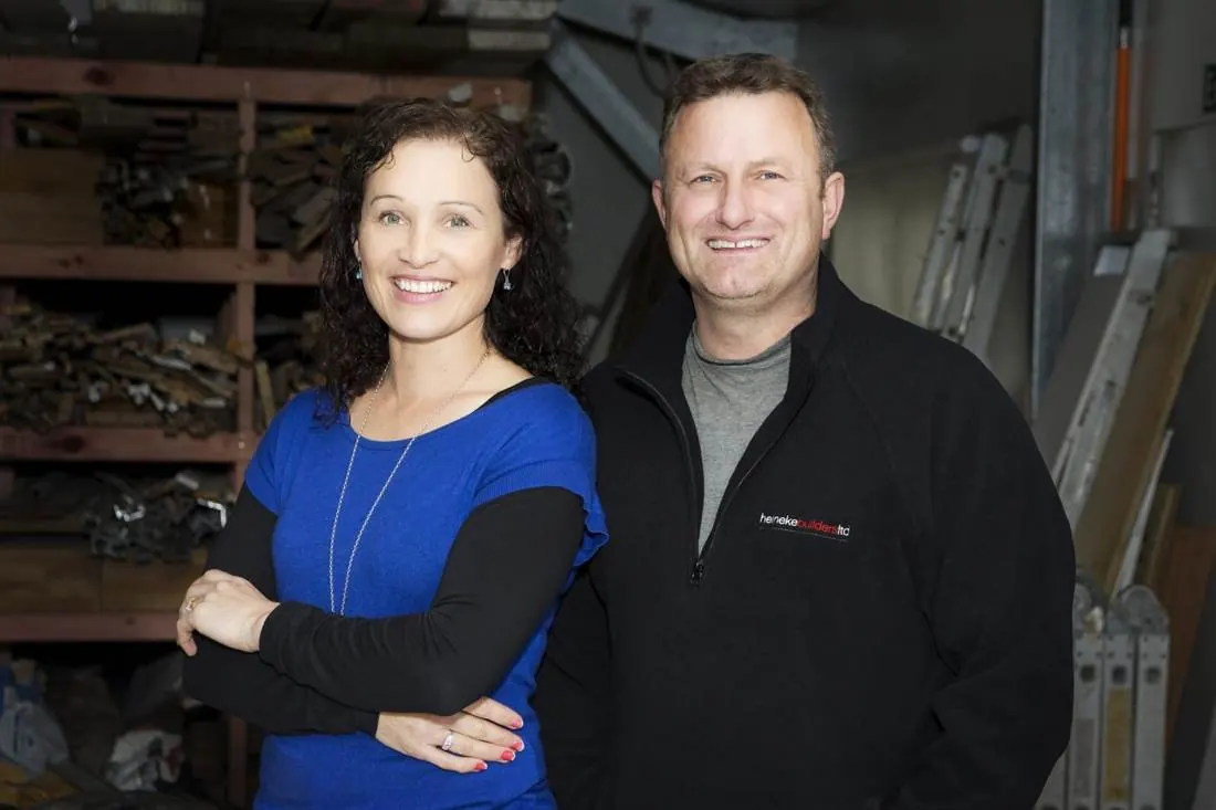 Catherine and Chris Heineke, owners of Heineke Builders