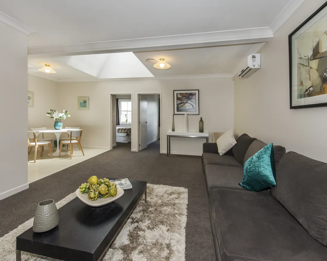 Lounge in one of the Star Building apartments