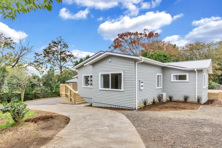 Front path and reclad house, Renovation and minor dwelling, Conifer Grove