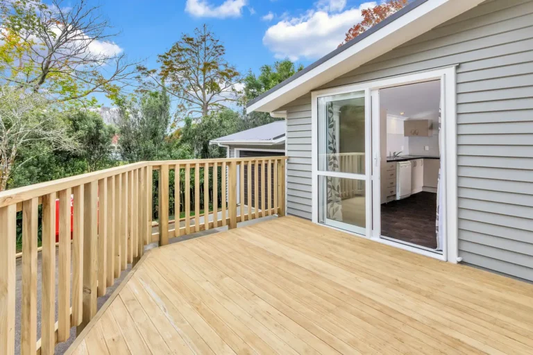 New deck, Renovation and minor dwelling, Conifer Grove
