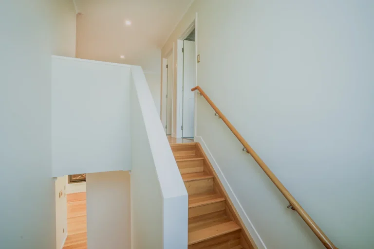 Stairs, Two brick homes, Ellerslie