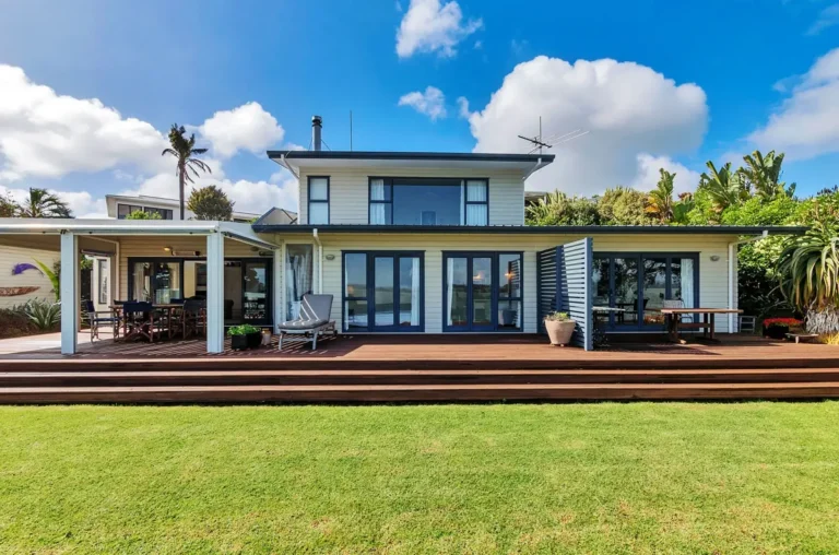 Home from the lawn, Waterfront home, Manukau Harbour