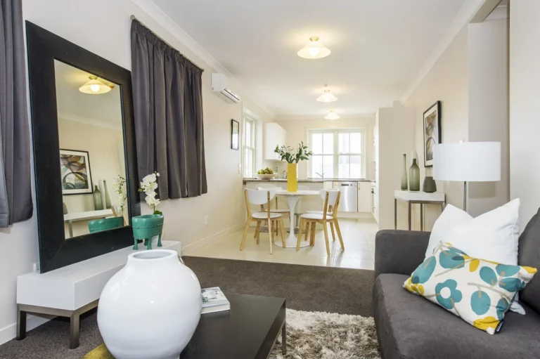 Apartment living area, Star Building, Papakura