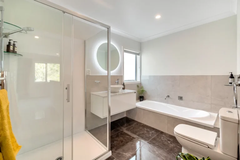 Bathroom with bath, Design and build, Pōkeno