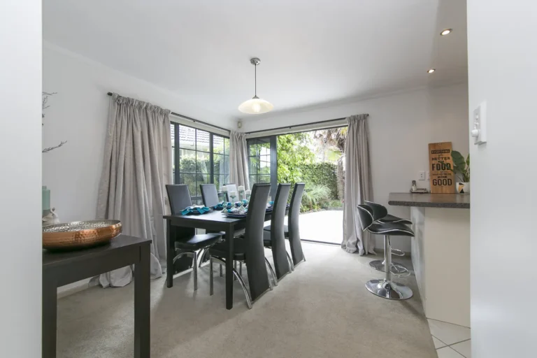 Dining area, Four bedroom home, Auckland